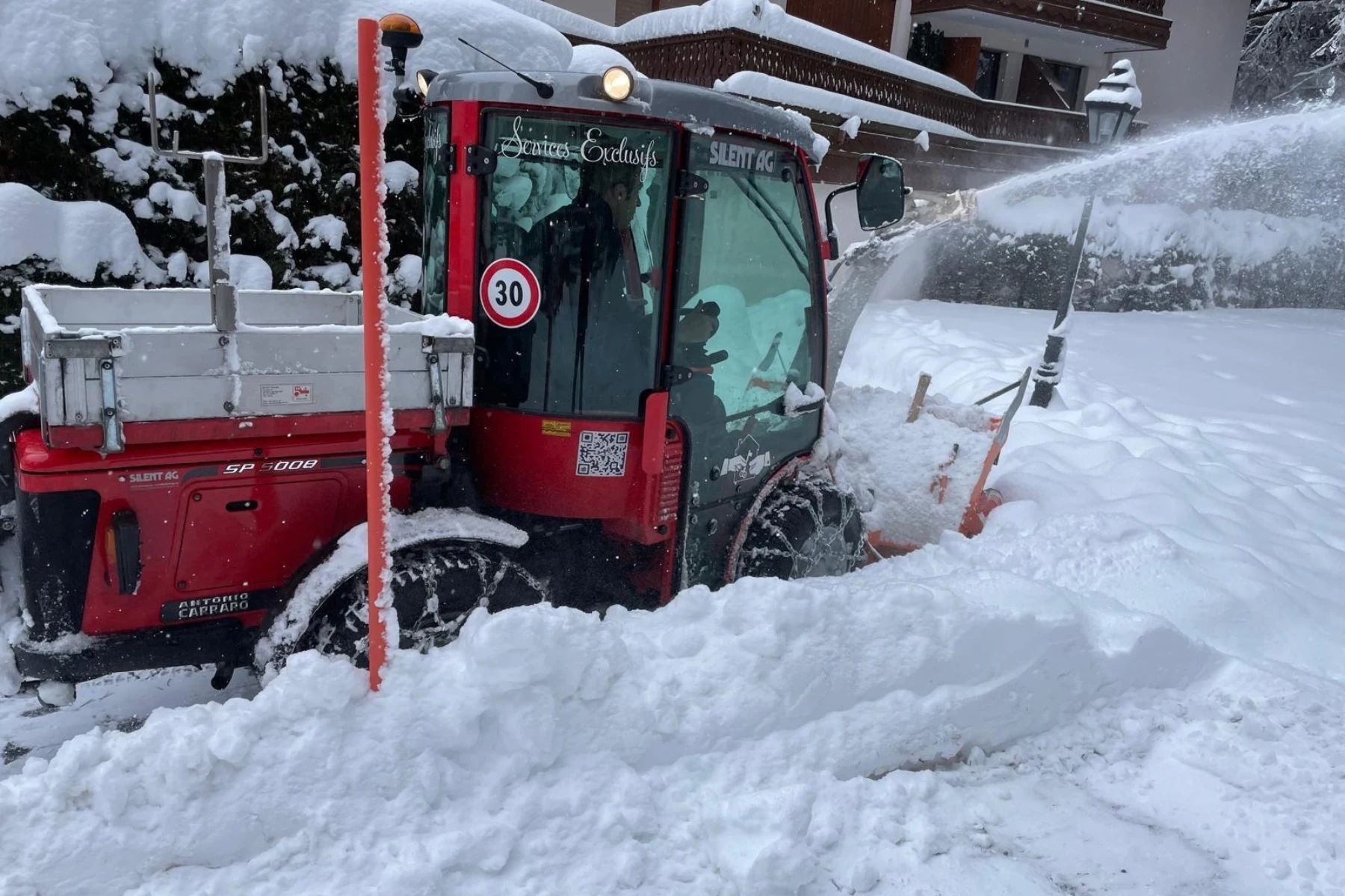 Déneigement et service hivernal à Crans-Montana